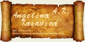 Angelina Kasavica vizit kartica